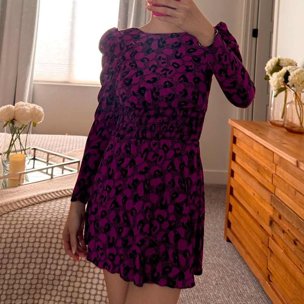 AFRM Violaine Cheetah Dress